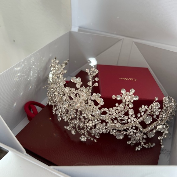 Bridal head peice Swarovski crystal - Picture 4 of 8